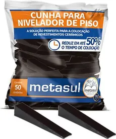 Cunha para Nivelador de Piso 50 unidades Metasul