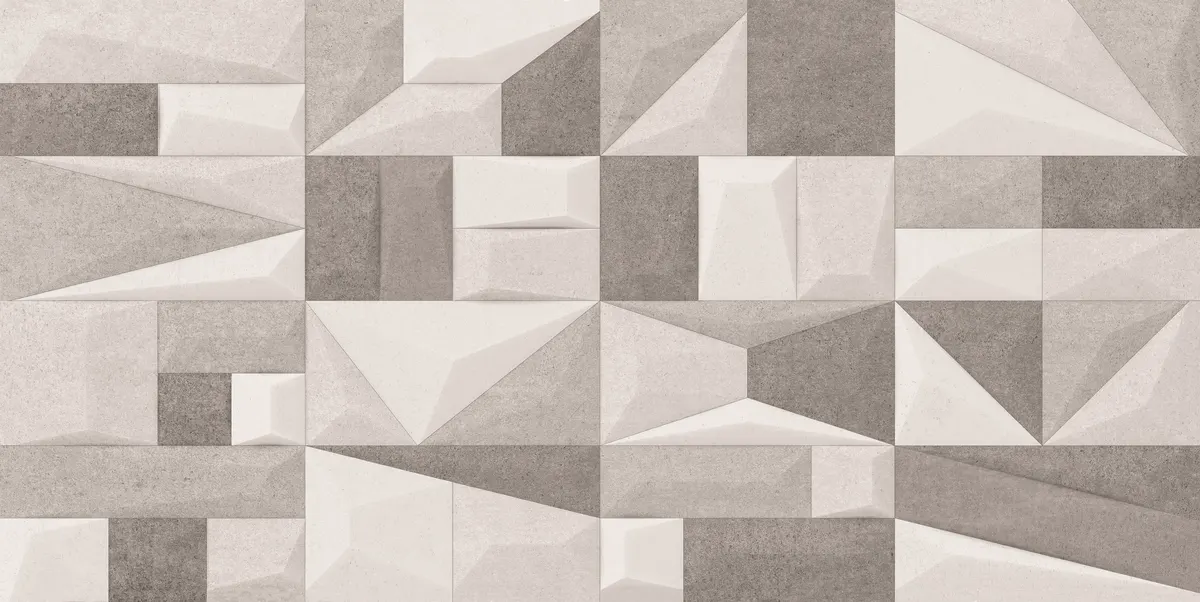 Peça do Revestimento de Parede Acetinado Retificado 37x74cm Menfi Grigio Plus - Cecafi