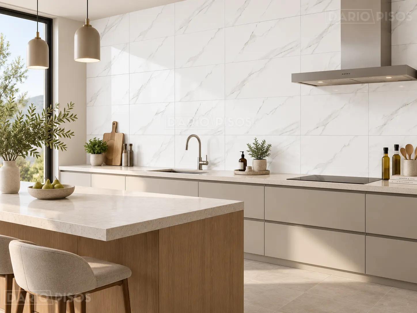 Ambiente com Revestimento de Parede Brilhante 32x57cm RT 250017  - Incopisos
