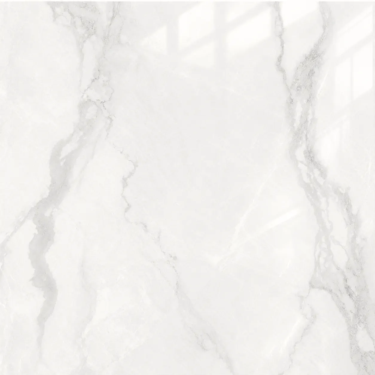 Peça do Piso Cerâmico Marmorizado Polido Retificado 81x81cm Atenas - Formigres Prime