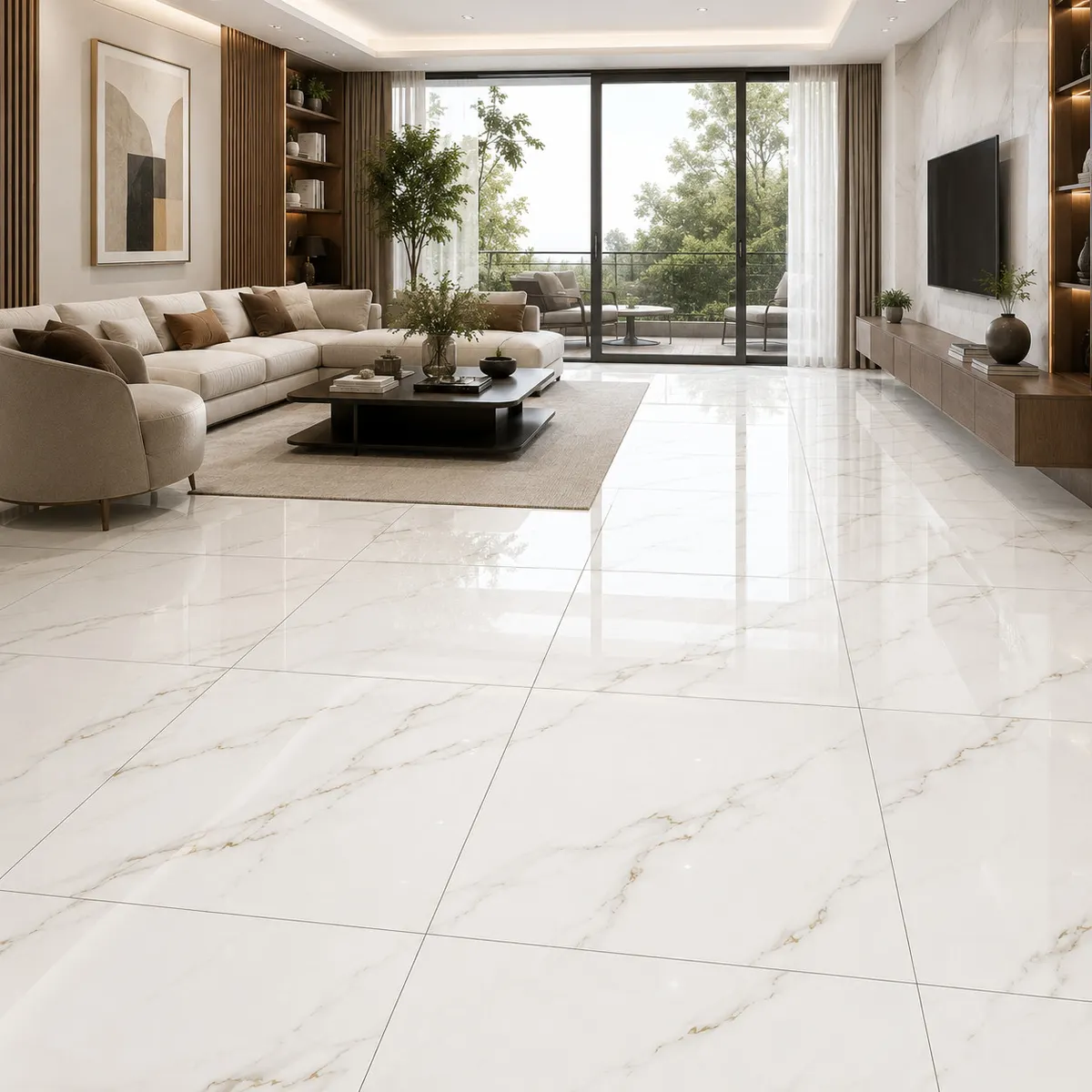 Ambiente com Calacata Oro 60HD RT