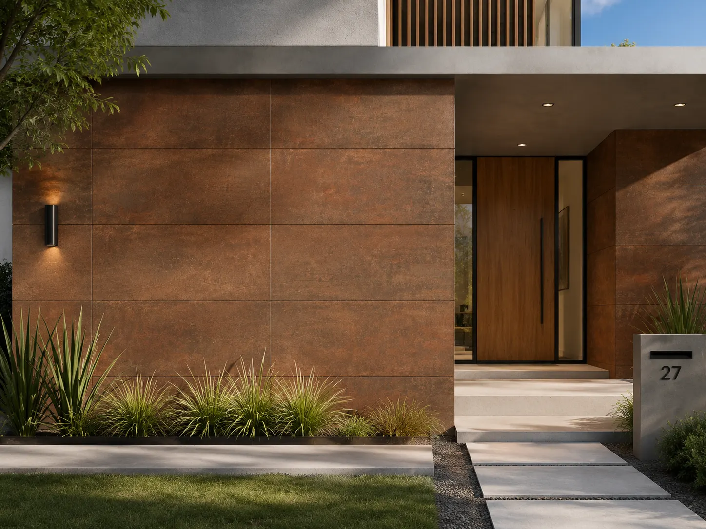 Ambiente com Gran Aço Corten 120RT AC